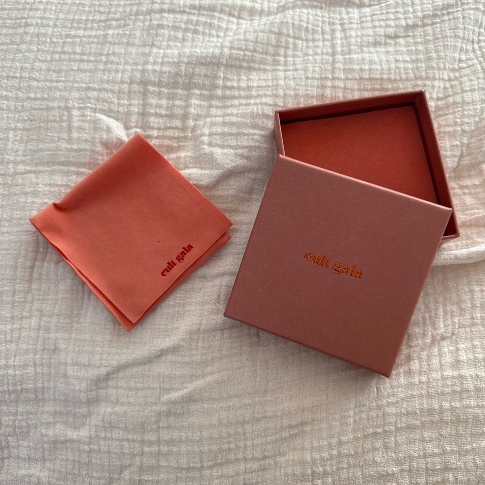 Cult Gaia Pink Box and Cloth